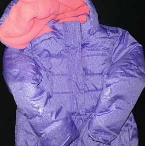 Okie Dokie Purple Puffer Jacket 3T